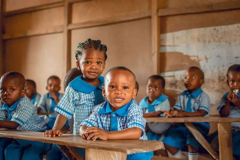 Enfants en classe